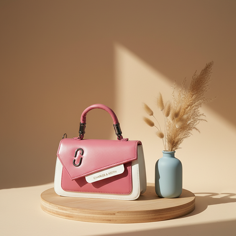 Elegant Two-Tone Bag 