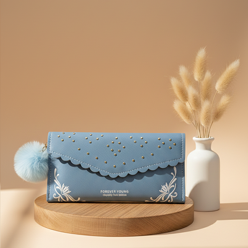 Forever Young  Studded Wallet